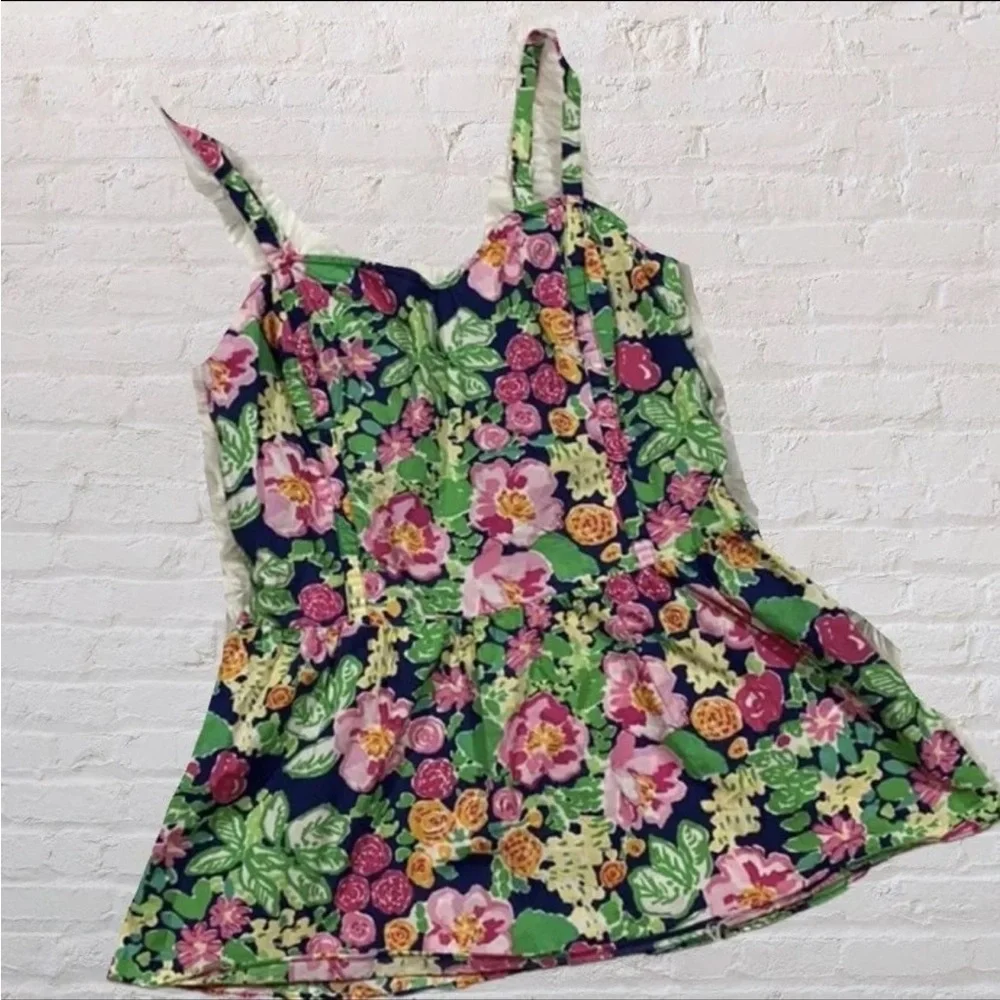 Lilly Pulitzer Gardenia Peplum top sz.4 - Picture 4 of 12